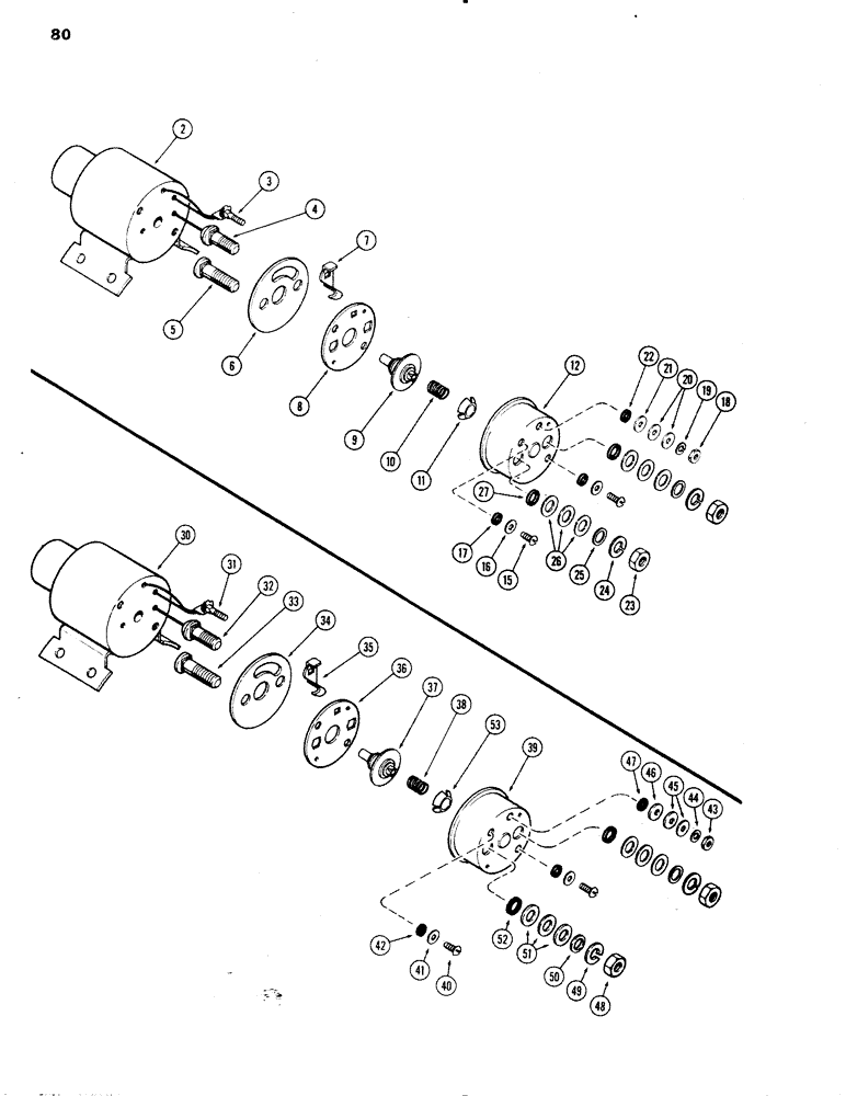 Схема запчастей Case IH 1090 - (080) - A42326 SOLENOID (04) - ELECTRICAL SYSTEMS