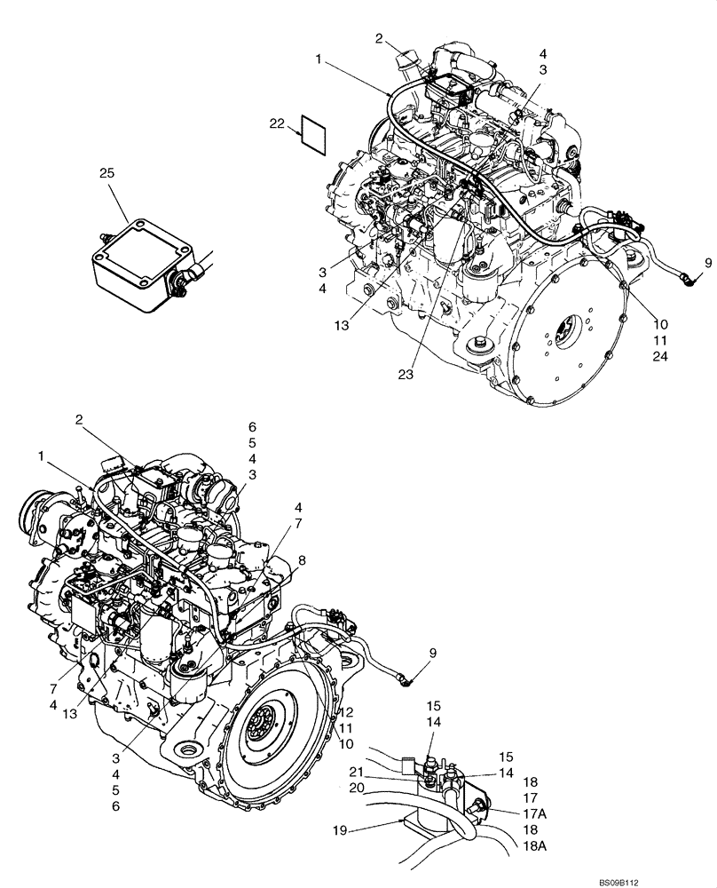 Схема запчастей Case IH 445 - (04-05A) - ELECTRICAL - GRID HEATER (04) - ELECTRICAL SYSTEMS