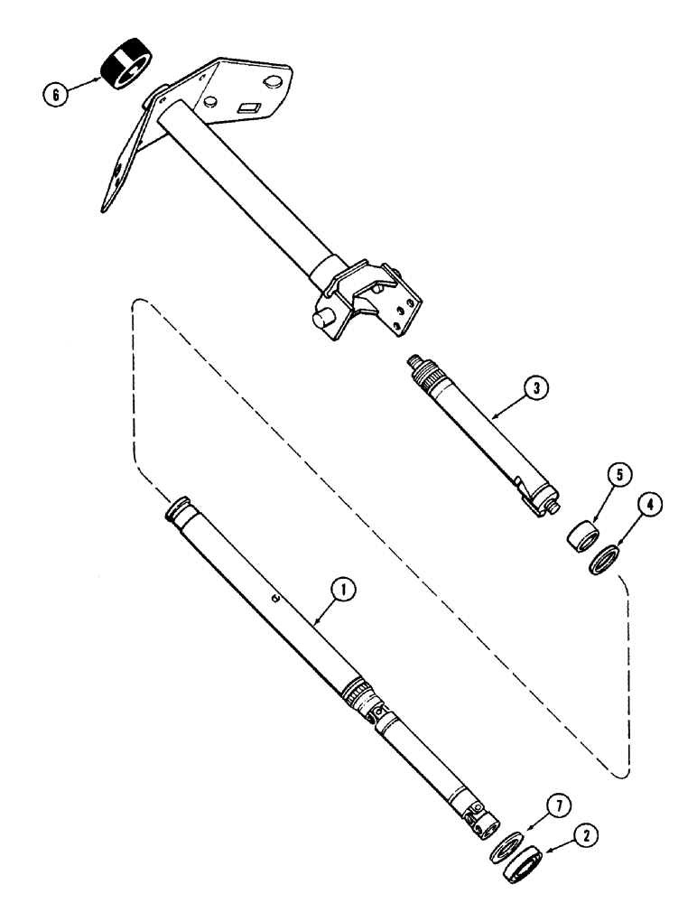 Схема запчастей Case IH 2594 - (5-04) - STEERING COLUMN (05) - STEERING