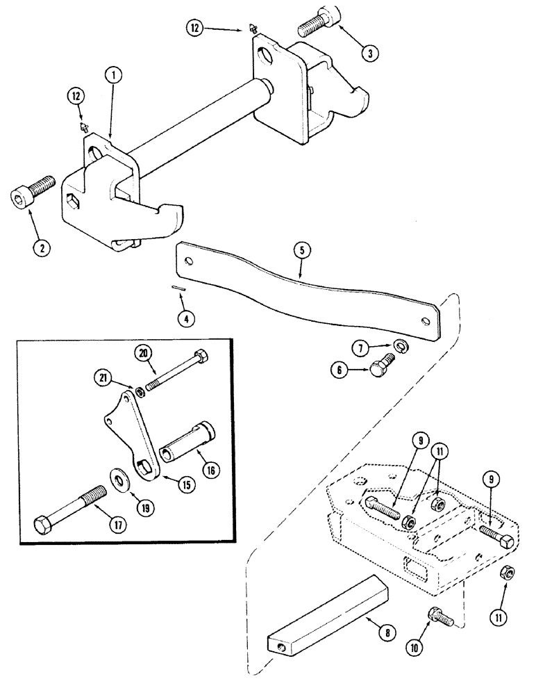 Схема запчастей Case IH 2594 - (9-002) - CROSSBAR AND WISHBONE SPRINGS (09) - CHASSIS/ATTACHMENTS