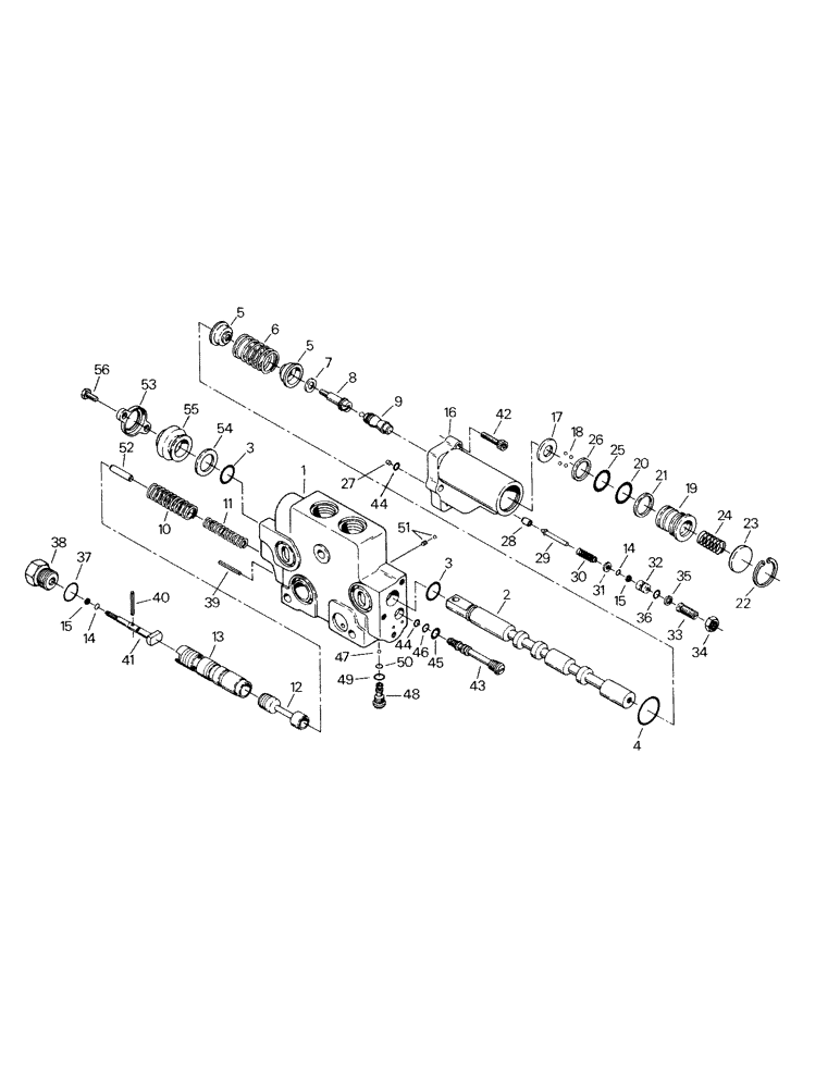 Схема запчастей Case IH STEIGER - (08-20) - VALVE SECTION ASSEMBLY, STANDARD (07) - HYDRAULICS