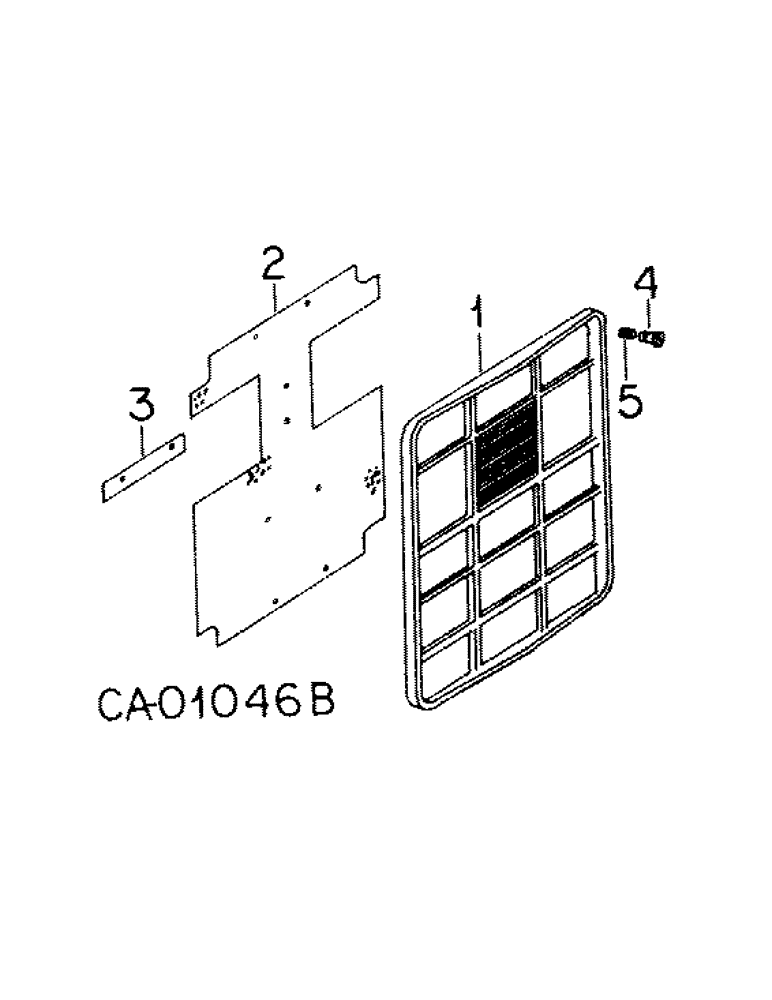 Схема запчастей Case IH 464 - (06-03) - COOLING, RADIATOR GRILLE Cooling