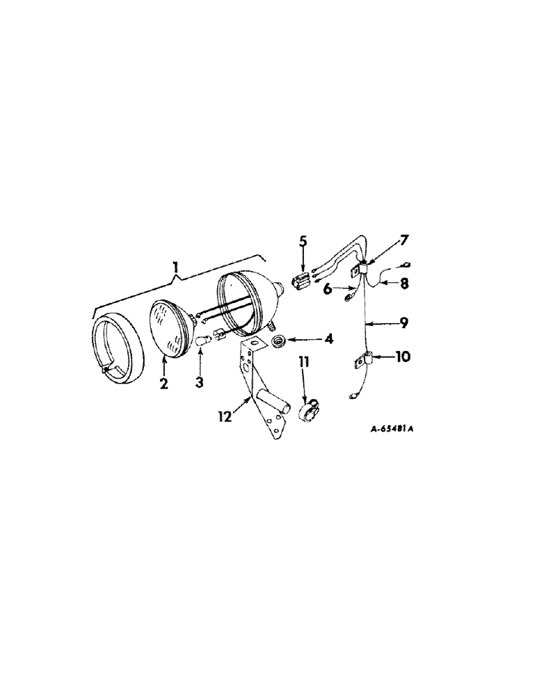 Схема запчастей Case IH 424 - (068) - ELECTRICAL SYSTEM, COMBINATION REAR LIGHT AND TAIL LIGHT (06) - ELECTRICAL SYSTEMS