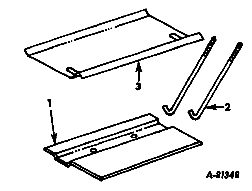 Схема запчастей Case IH 444 - (G-07) - ELECTRICAL SYSTEM, BATTERY HOLDER (06) - ELECTRICAL SYSTEMS