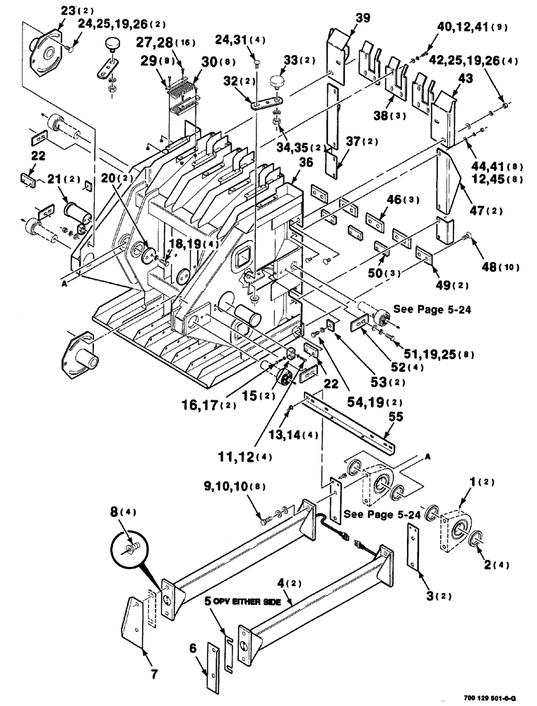 Схема запчастей Case IH 8575 - (05-022) - PLUNGER ASSEMBLY (16) - BALE EJECTOR