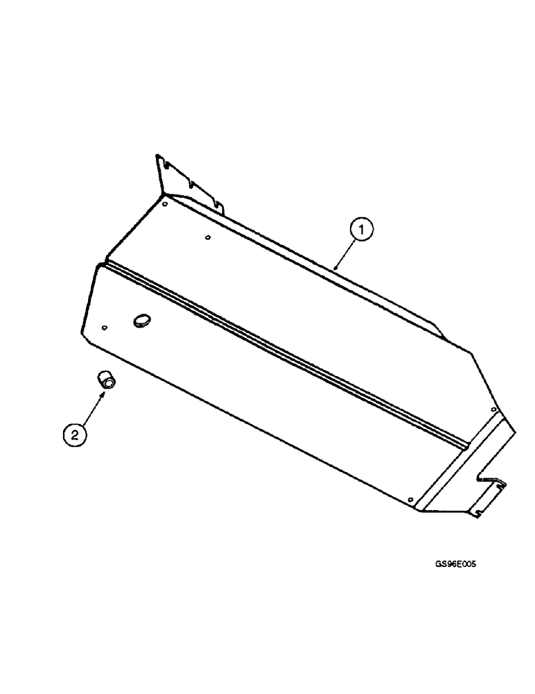 Схема запчастей Case IH INTERNATIONAL - (2-10) - REEL DRIVE SHIELD, RIGHT HAND (13) - REEL