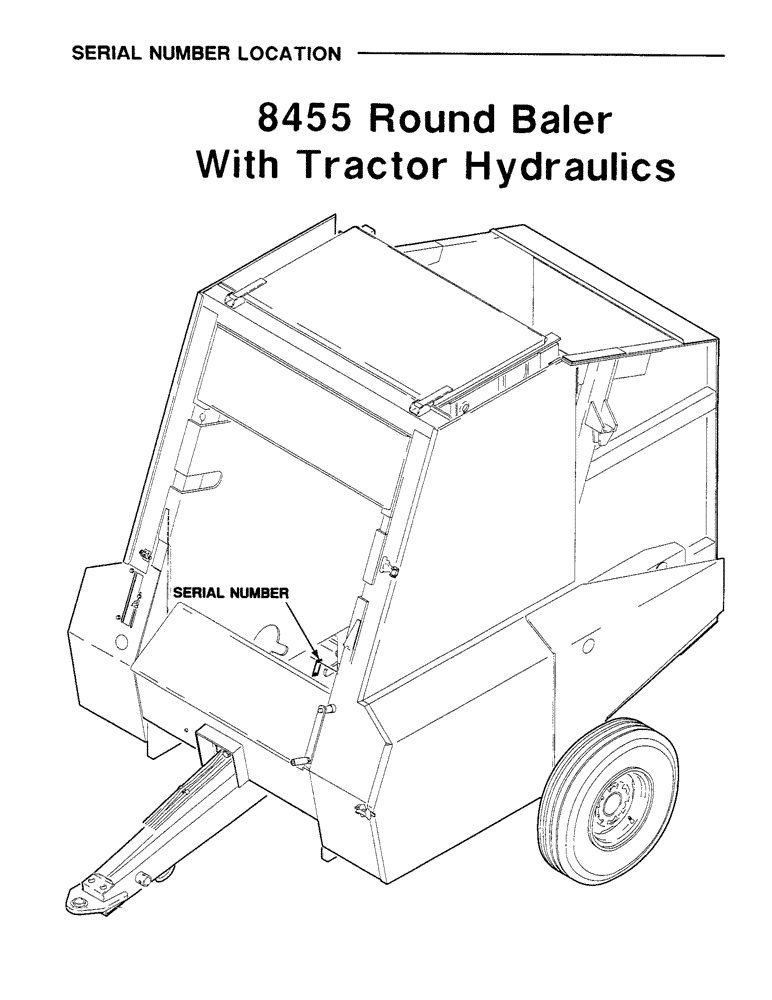 Схема запчастей Case IH 8455T - (1-2) - SERIAL NUMBER LOCATION (00) - GENERAL