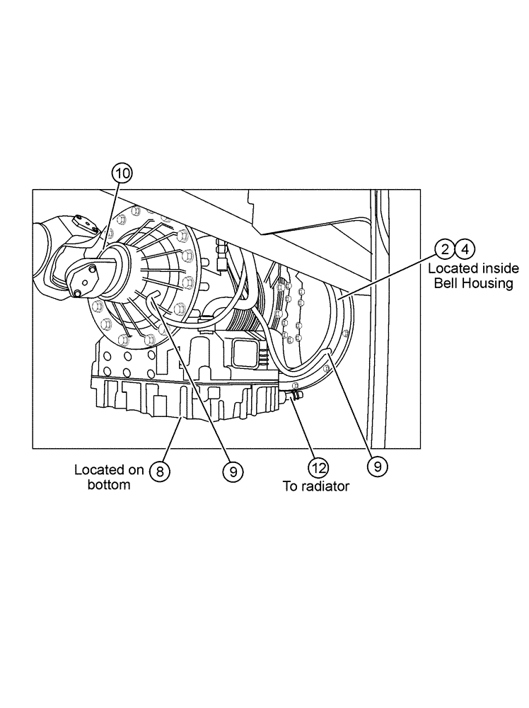 Схема запчастей Case IH FLX4375 - (03-001[01]) - TRANSMISSION (FLX4375) (03) - TRANSMISSION