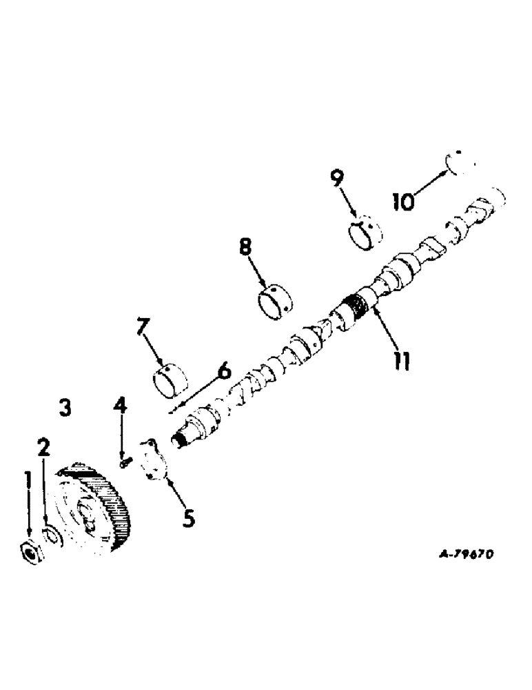 Схема запчастей Case IH 2706 - (D-10) - DIESEL ENGINES, CAMSHAFT AND RELATED PARTS (01) - ENGINE