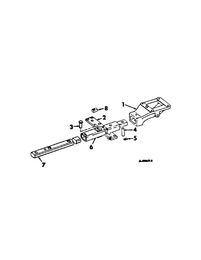 Схема запчастей Case IH 2756 - (K-02[A]) - DRAWBARS AND HITCHES, SWINGING DRAWBAR TRACTORS WITH TWO OR THREE POINT HITCH Drawbars & Hitches