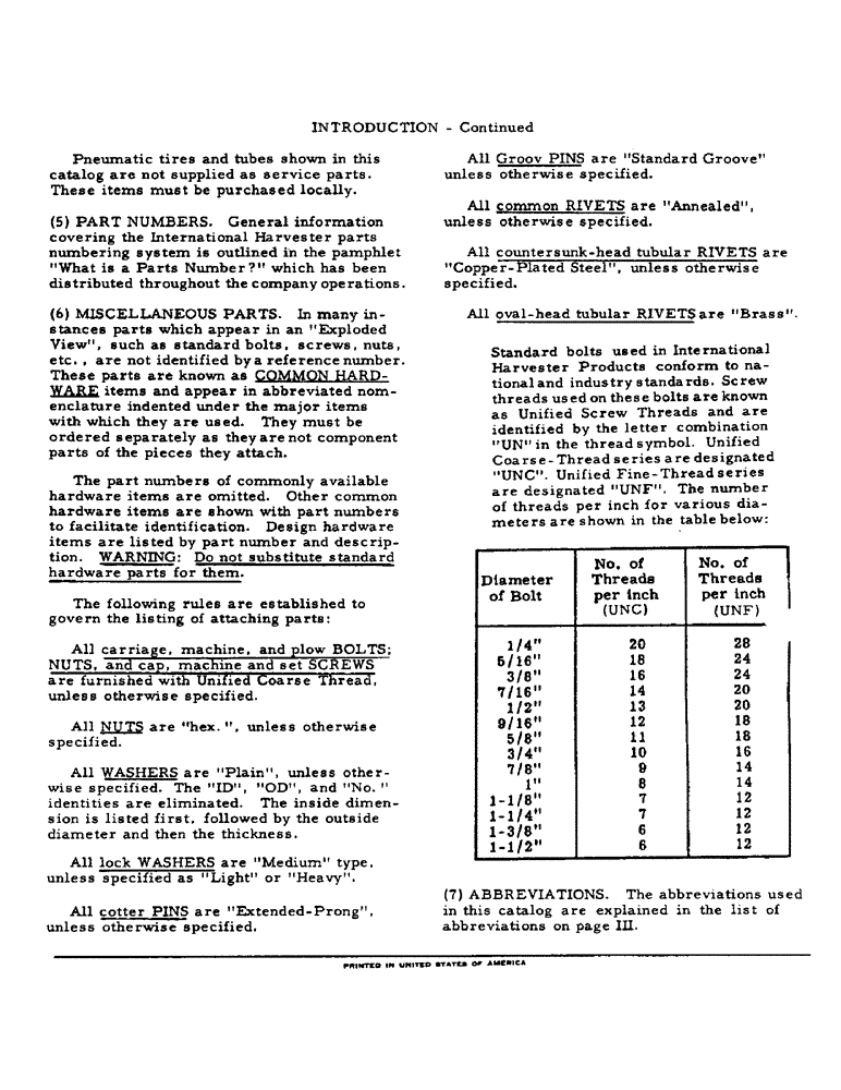 Схема запчастей Case IH 210 - (2-A) - INTRODUCTION-CONTINUED 