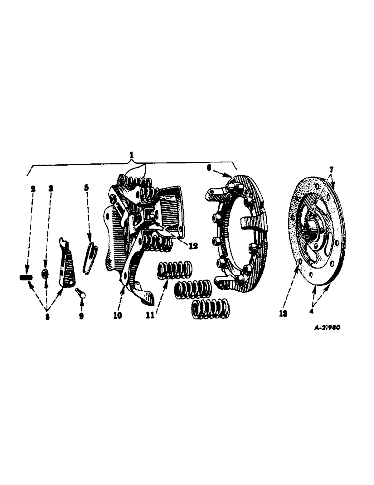 Схема запчастей Case IH INTERNATIONAL - (07-02) - DRIVE TRAIN, CLUTCH, ROCKFORD (04) - Drive Train