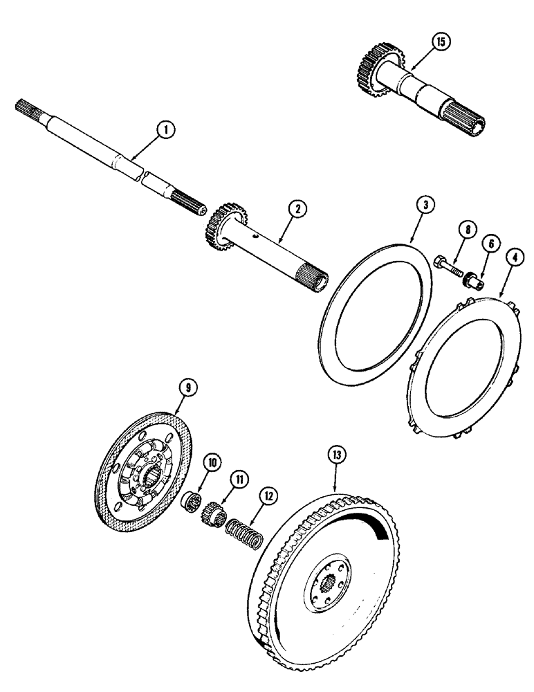 Схема запчастей Case IH 3294 - (6-184) - POWER SHIFT TRANSMISSION, TORQUE LIMITER (06) - POWER TRAIN