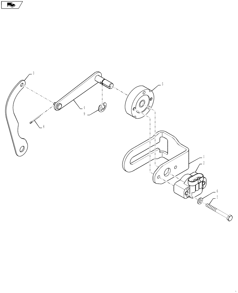 Схема запчастей Case IH 7230 - (55.627.10) - POTENTIOMETER, CONCAVE ADJUST (55) - ELECTRICAL SYSTEMS