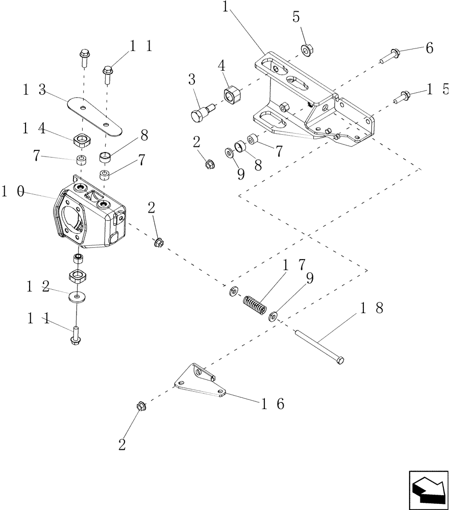 Схема запчастей Case IH 7130 - (60.165.04) - FEEDER/HEADER REVERSER ASSEMBLY (60) - PRODUCT FEEDING