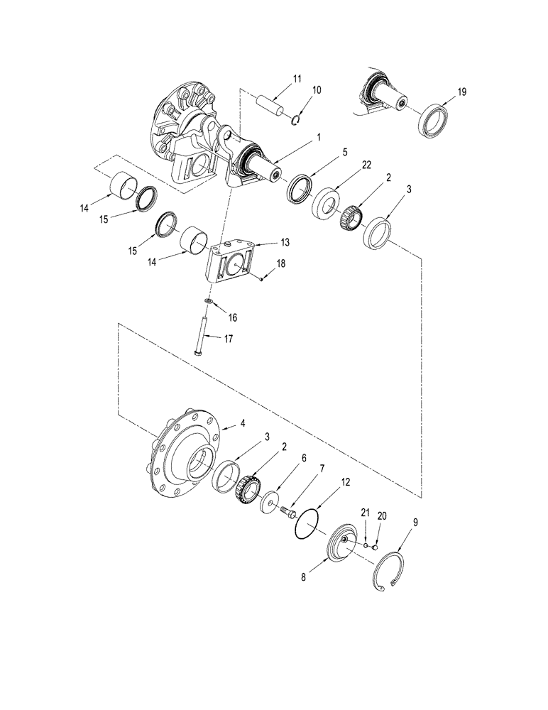 Схема запчастей Case IH STX425 - (06-11) - AXLE ASSEMBLY - FRONT IDLER, QUADTRAC TRACTOR, BSN JEE0107427 (06) - POWER TRAIN