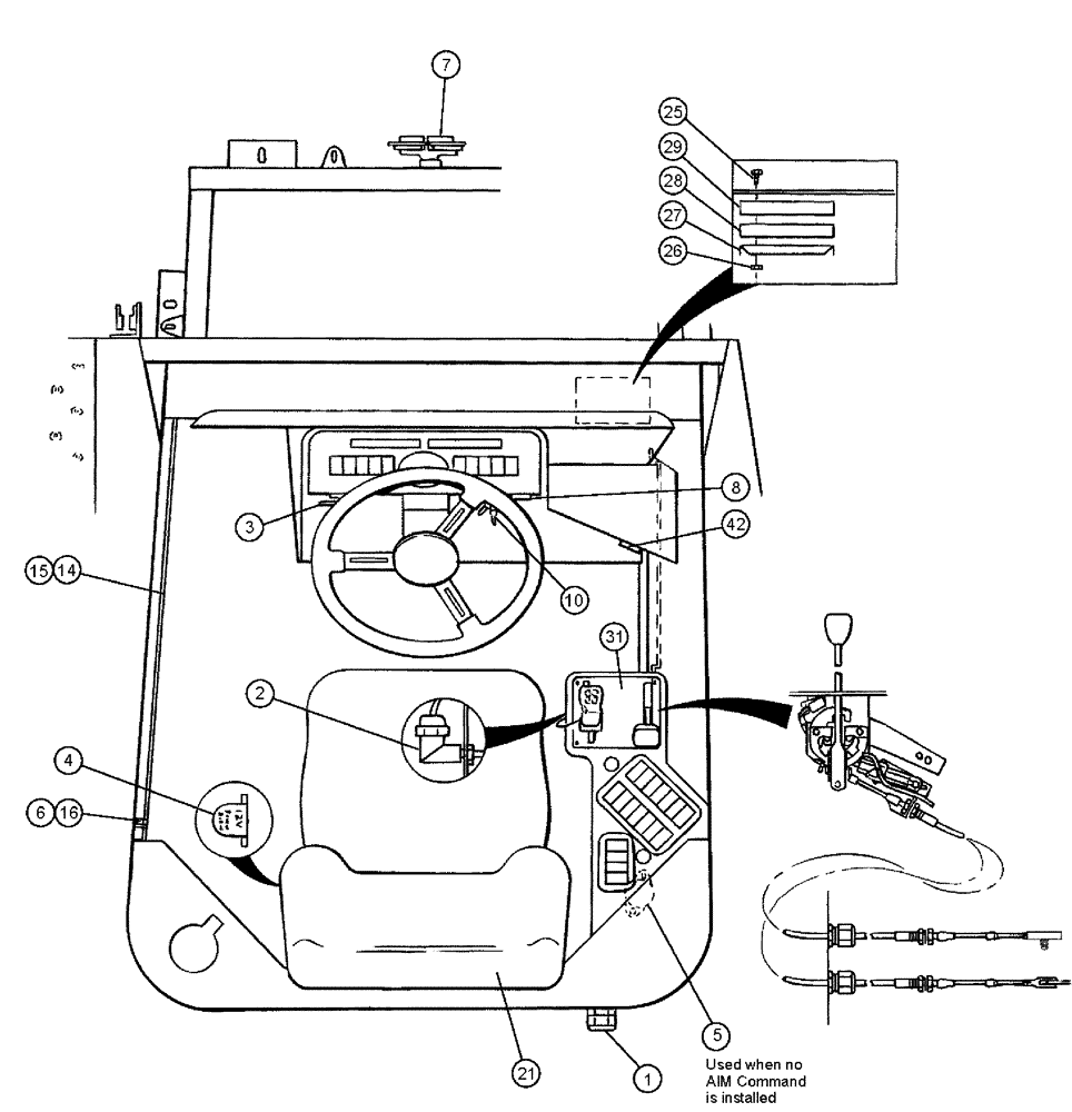 Схема запчастей Case IH 3210 - (01-002) - CONTROLS, ELECTRICAL Cab Interior