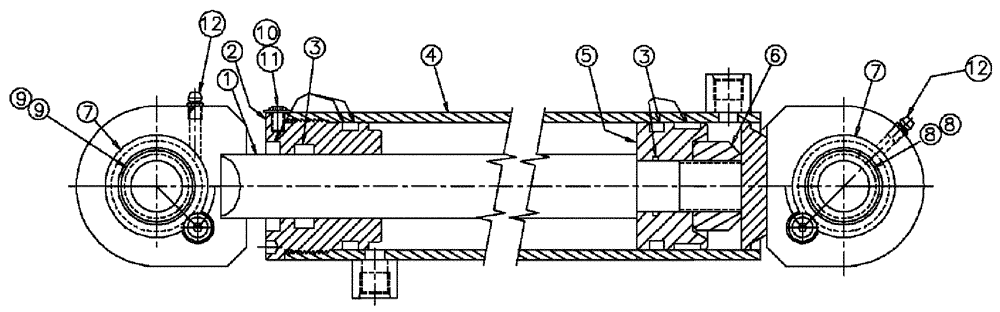 Схема запчастей Case IH 3185 - (07-006) - INNER BOOM FOLD (90 BOOM) Cylinders