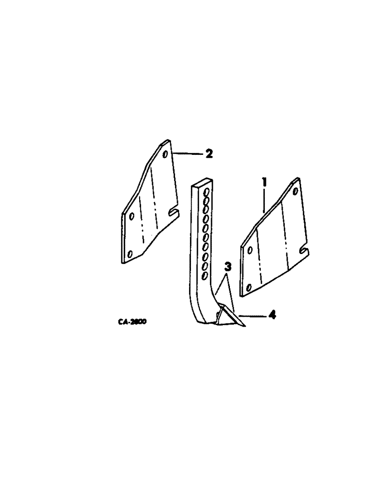 Схема запчастей Case IH 82-SERIES - (B-26[A]) - SUBSOILER ATTACHMENT FOR USE IN CONJUNCTION W/MIDDLEBUSTER BOTTOM 