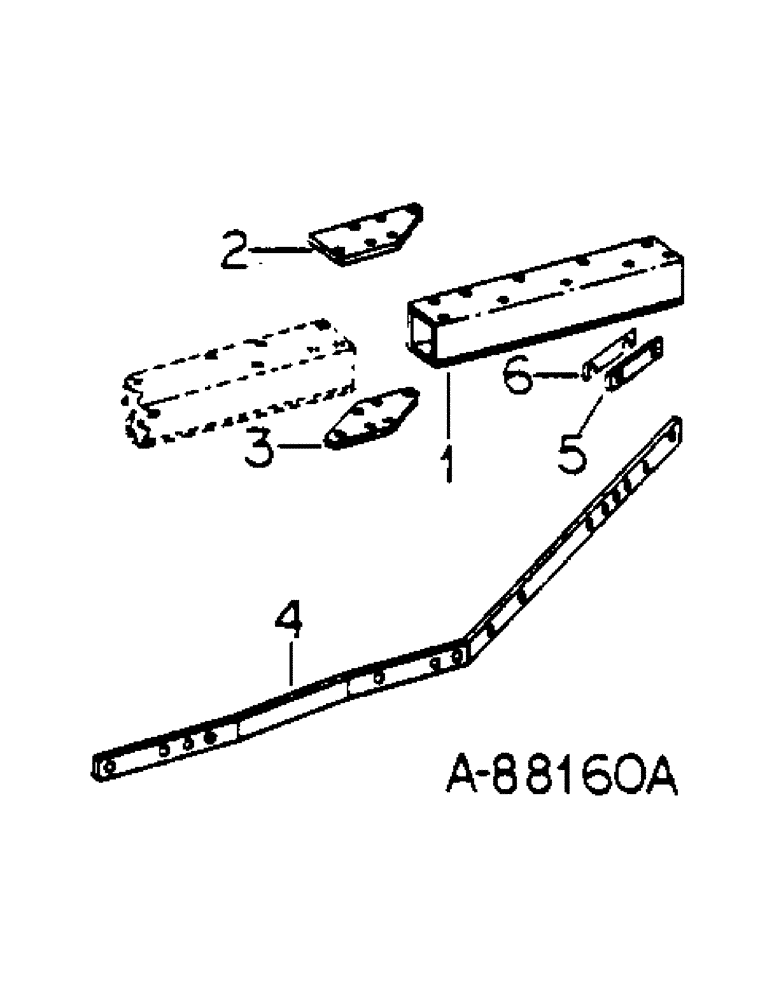 Схема запчастей Case IH 700 - (AK-06) - MAIN FRAME EXTENSION 