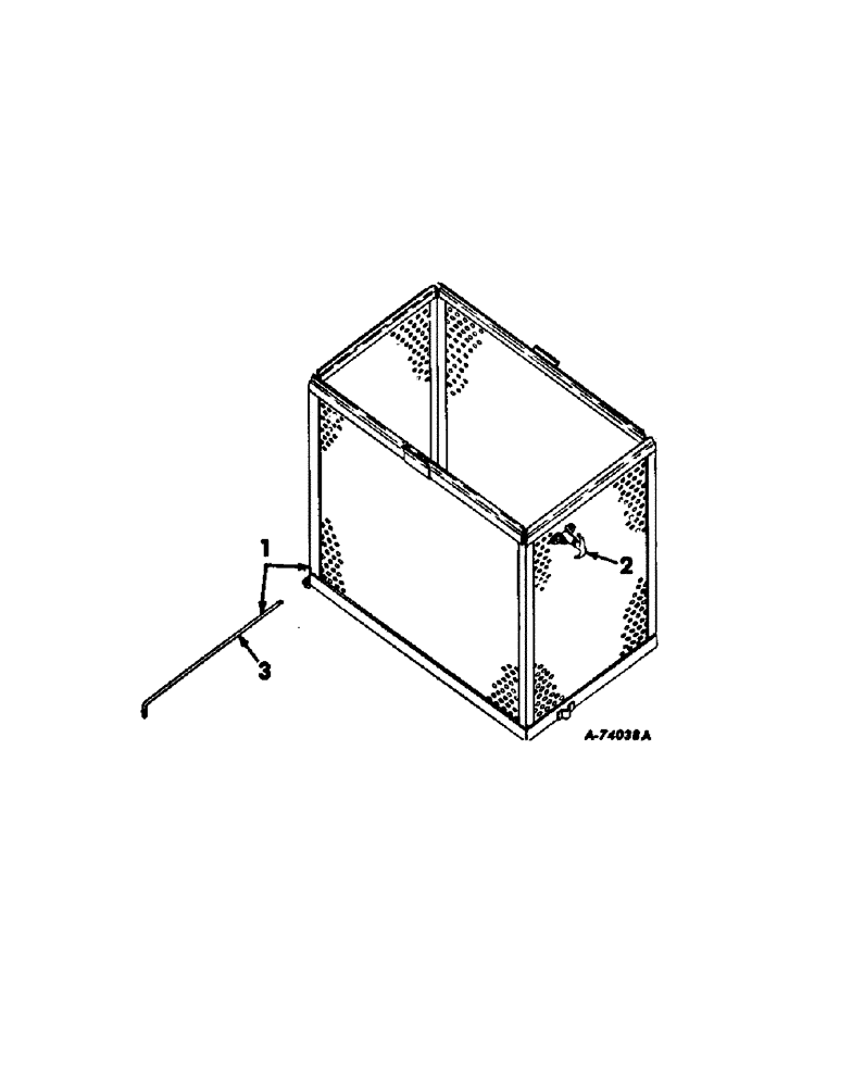 Схема запчастей Case IH 503 - (361) - C-282 ENGINE 3-11/16 X 4.390, AIR SCREEN EXTENSION, W/ PERFORATED SIDES, COMBINE S/N 1470 AND BELOW (10) - ENGINE