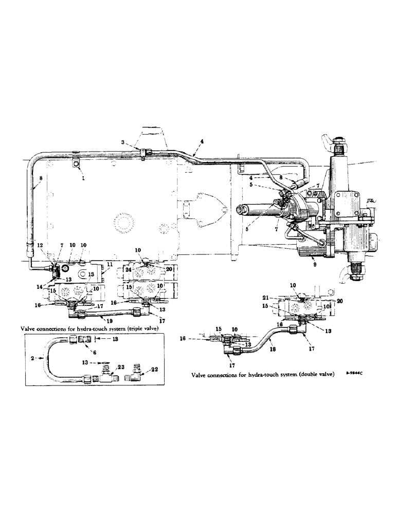 Схема запчастей Case IH 350 - (370) - ATTACHMENTS, POWER STEERING, SPECIAL Attachments