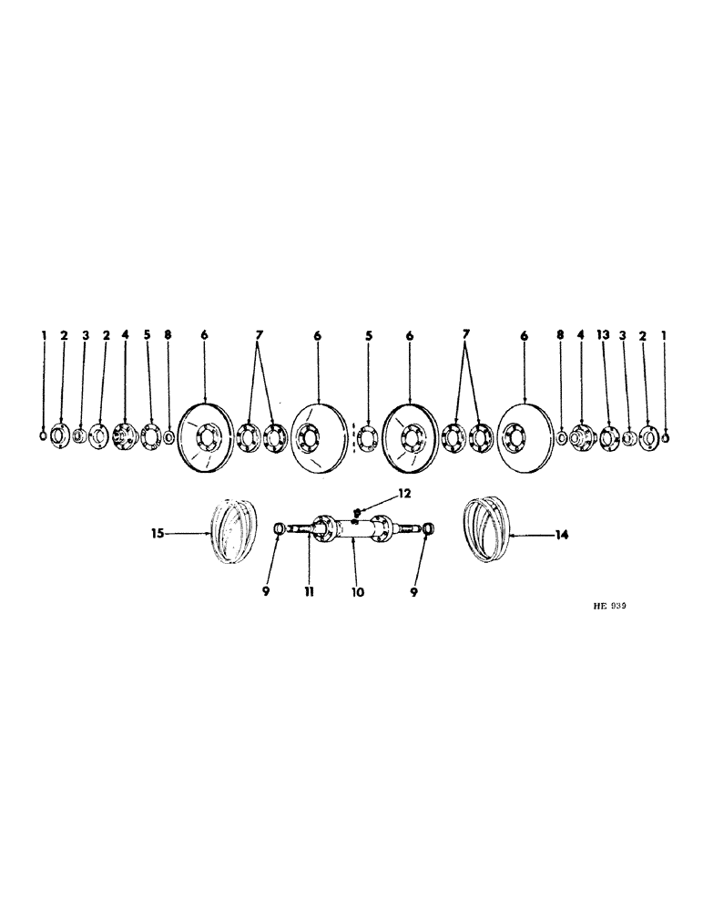 Схема запчастей Case IH 210 - (B-11) - POWER TRAIN, VARIATOR DRIVE (03) - POWER TRAIN