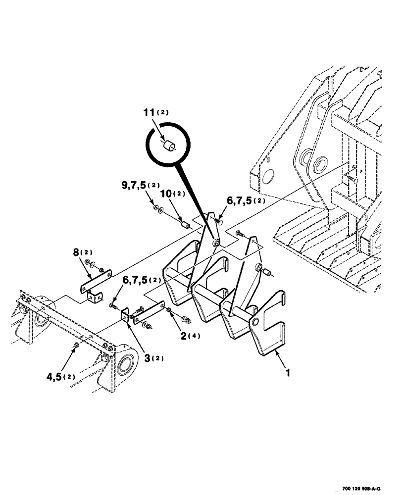 Схема запчастей Case IH 8575 - (05-026) - SLOT CLEANER ASSEMBLY, S.N. CFH0117524 AND LATER (16) - BALE EJECTOR