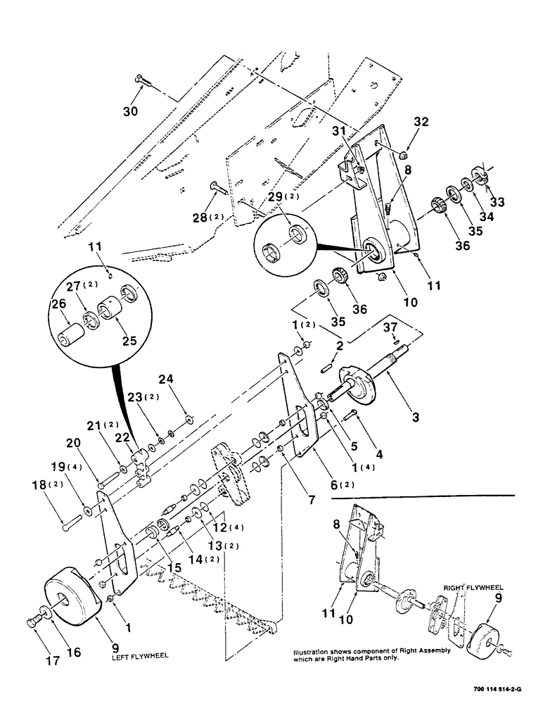 Схема запчастей Case IH 8380 - (3-08) - SICKLE SWAYBAR ASSEMBLY, RIGHT AND LEFT, SERIAL NUMBER CFH0009782 THRU CFH0010162 (09) - CHASSIS