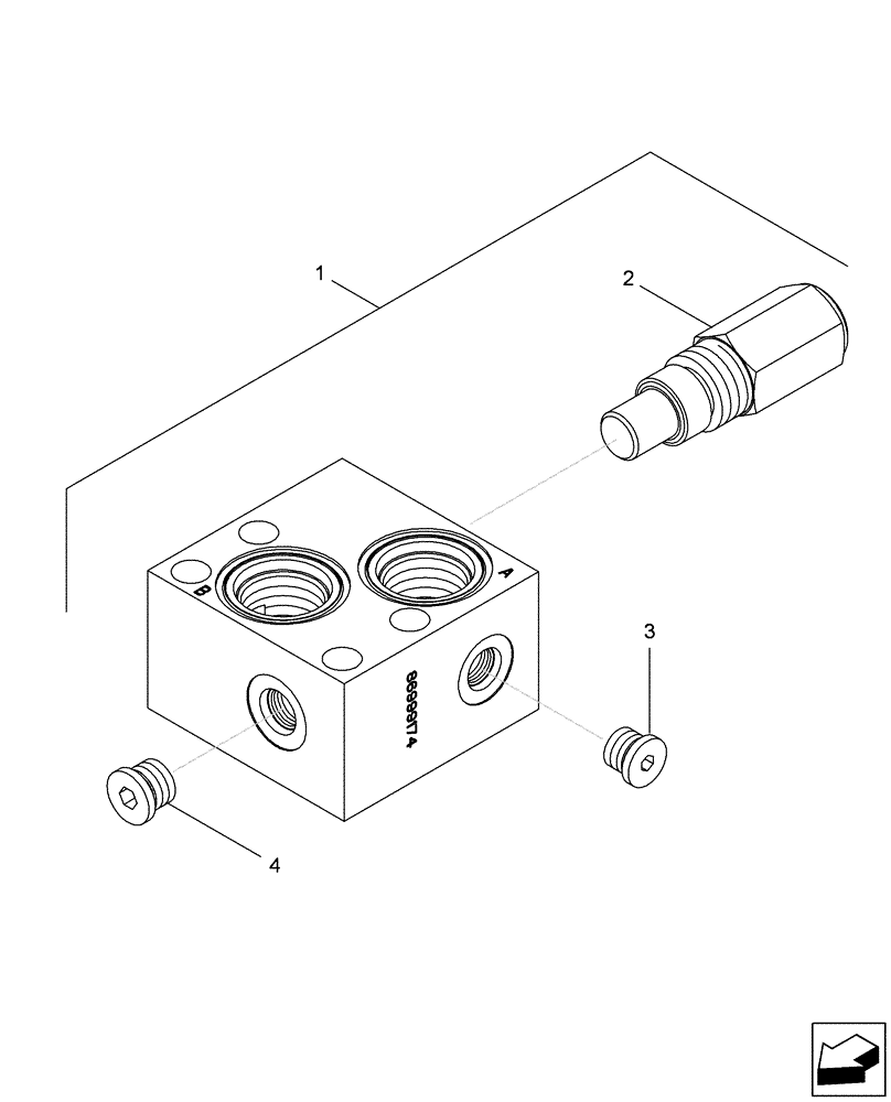 Схема запчастей Case IH 2588 - (35.200.16) - VALVE ASSY - ROTARY SCREEN BYPASS (35) - HYDRAULIC SYSTEMS