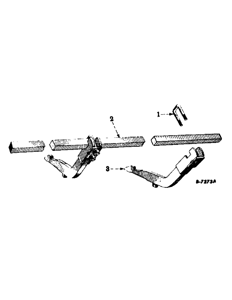 Схема запчастей Case IH INTERNATIONAL - (A-16) - REAR SECTIONS, TOOL BAR AND COUPLING BEAMS 