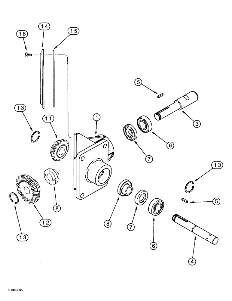 Схема запчастей Case IH 955 - (9C-22) - SEED DRUM GEARBOX (09) - CHASSIS/ATTACHMENTS