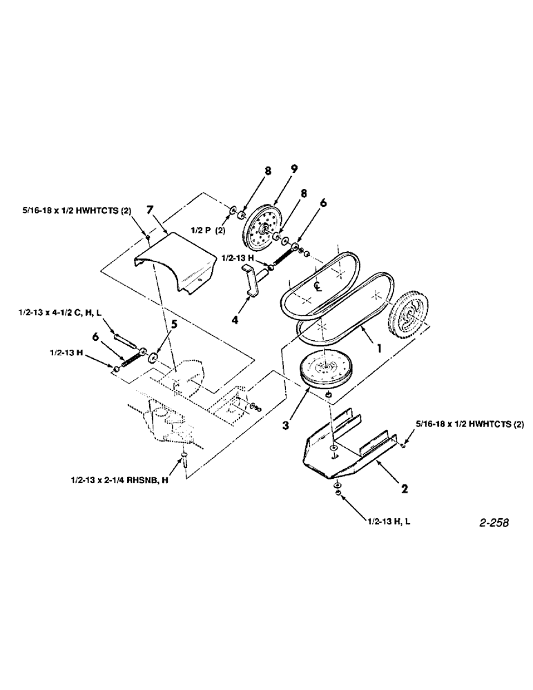 Схема запчастей Case IH 8830 - (31) - SICKLE DRIVE ASSEMBLY (58) - ATTACHMENTS/HEADERS