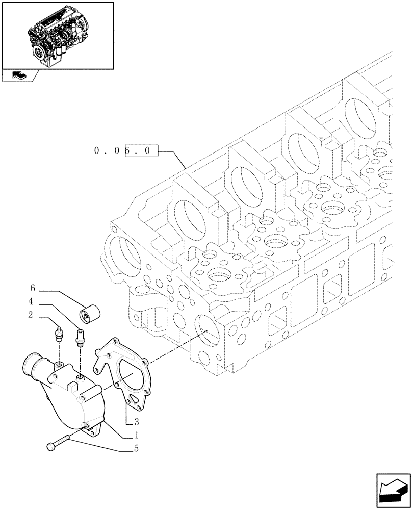 Схема запчастей Case IH F3CE0684C E002 - (0.32.6) - TEMPERATURE CONTROL (THERMOSTAT) - (504061191 - 504088011) 