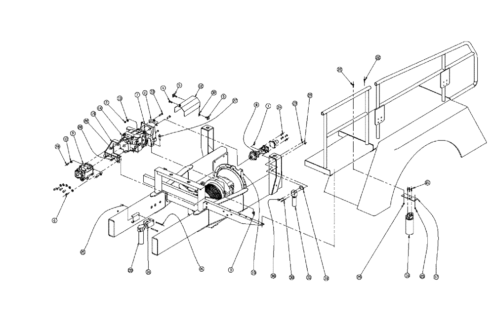 Схема запчастей Case IH 438 - (11-001) - PUMP GROUP, FLEX, 4375 Hydraulic Plumbing