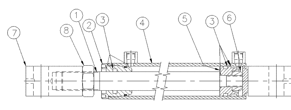 Схема запчастей Case IH SPX4260 - (07-005) - OUTER BOOM FOLD Cylinders