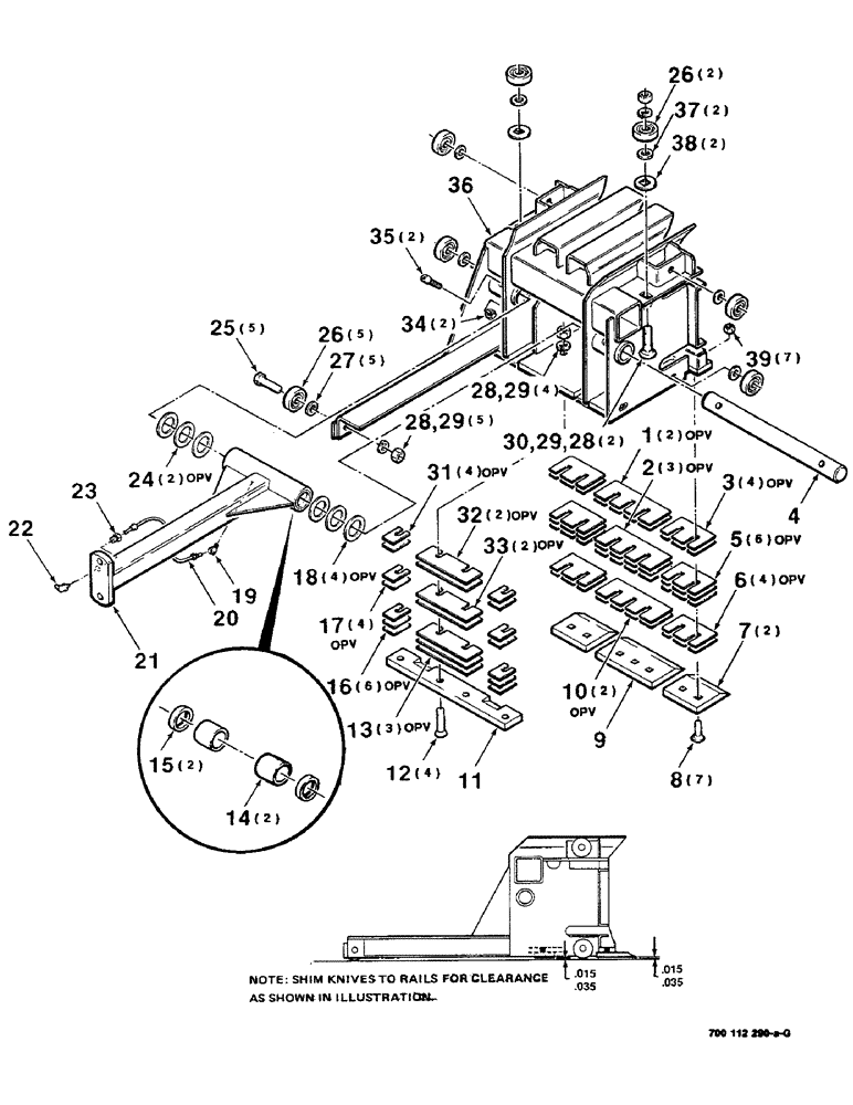 Схема запчастей Case IH 8520 - (5-08) - PLUNGER ASSEMBLY (13) - FEEDER