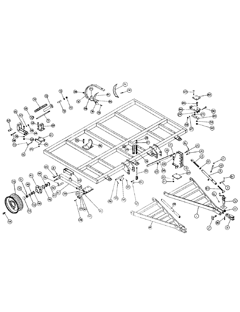 Схема запчастей Case IH 5 - (10) - STANDARD PARTS DRAWING 