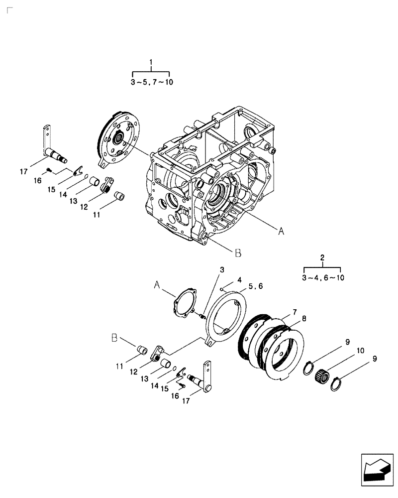 Схема запчастей Case IH FARMALL 35B - (33.120.01) - BRAKE (33) - BRAKES & CONTROLS