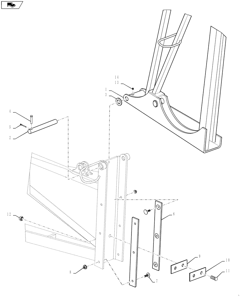 Схема запчастей Case IH 4420 - (08-016) - OUTER BOOM ASSEMBLY, RH, 90’, BEGINNING 11/2008 (09) - BOOMS