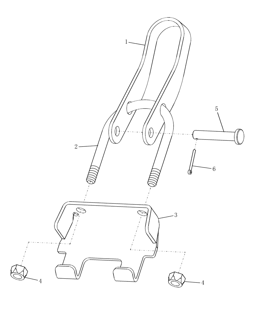 Схема запчастей Case IH AFX8010 - (K.62.C.51[01]) - LATCH ASSEMBLY - CLEANOUT DOOR K - Crop Processing