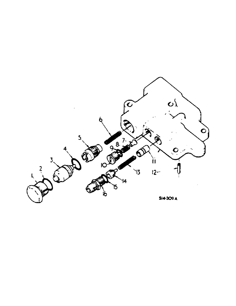 Схема запчастей Case IH 684 - (10-21) - HYDRAULICS, UNLOADING AND FLOW CONTROL VALVE (07) - HYDRAULICS