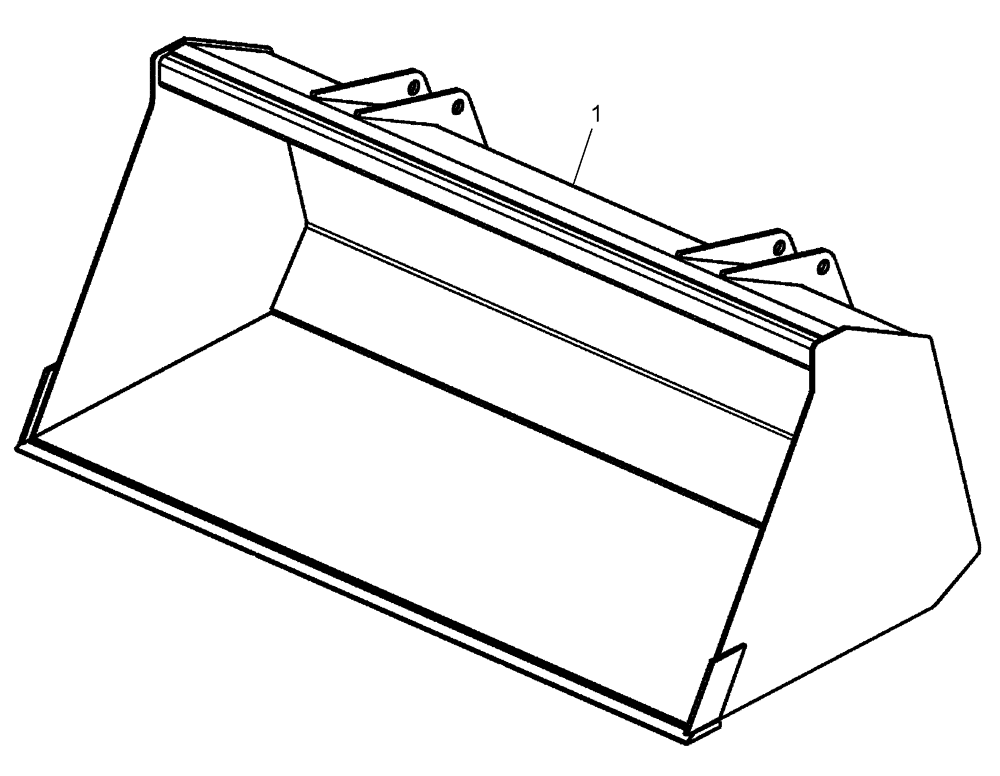 Схема запчастей Case IH LX118 - (006) - BUCKETS & BOLT-ON CUTTING EDGES 