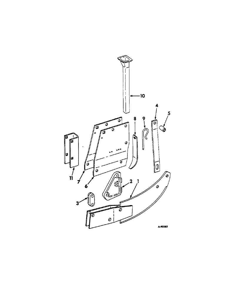 Схема запчастей Case IH 90 - (R-23[A]) - RUNNER OPENERS FOR DRILL PLANTERS, ONE PER ROW 