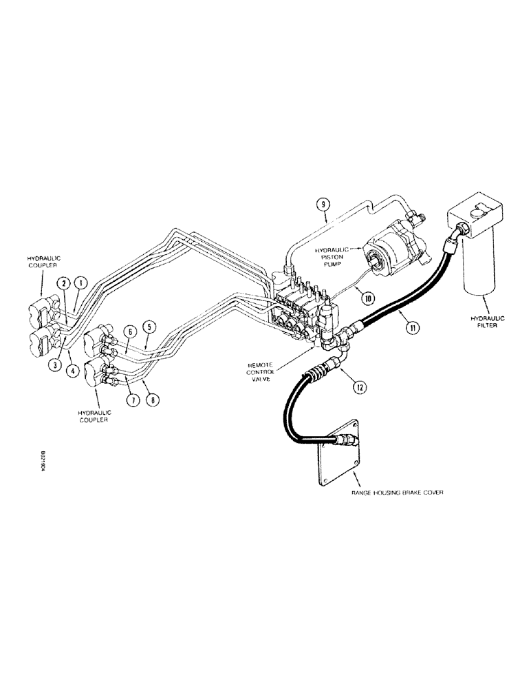 Схема запчастей Case IH 7150 - (1-024) - PICTORIAL INDEX, REMOTE HYDRAULICS, PRIOR TO TRANSMISSION SERIAL NUMBER AJB0018756 (00) - PICTORIAL INDEX