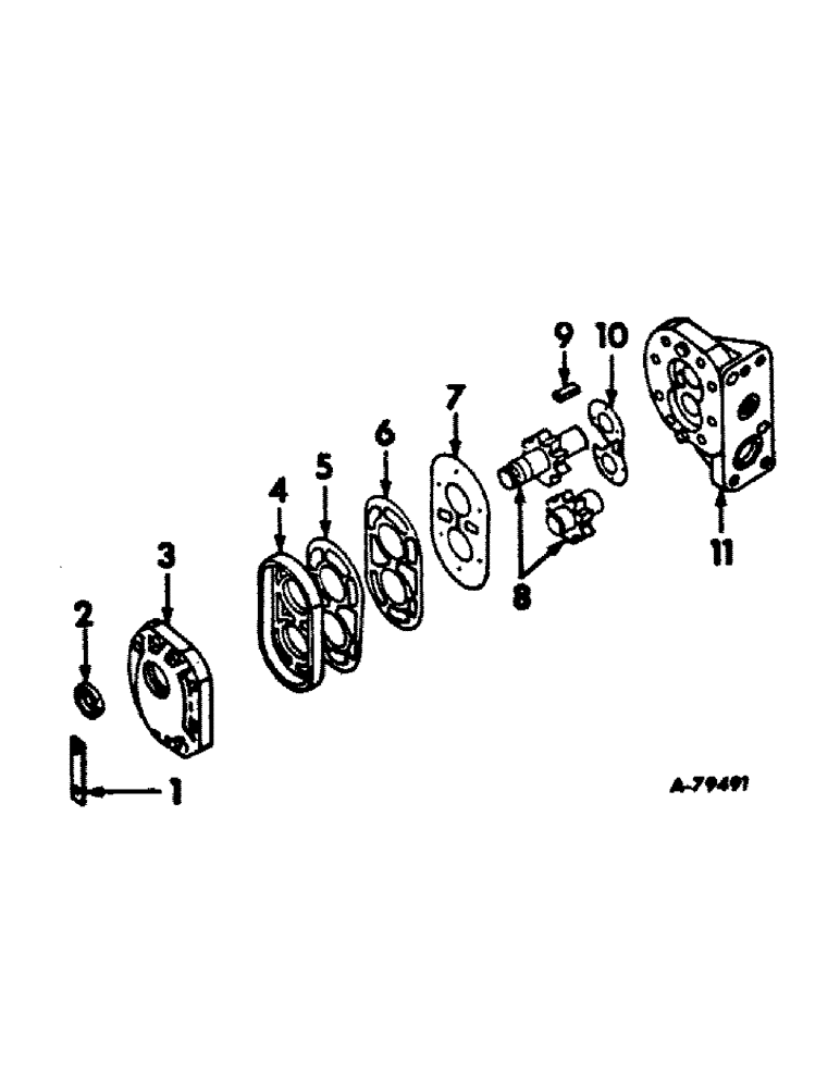 Схема запчастей Case IH 21206 - (F-08) - HYDRAULIC SYSTEM, HYDRAULIC PUMP, CESSNA, 9 GPM (07) - HYDRAULIC SYSTEM