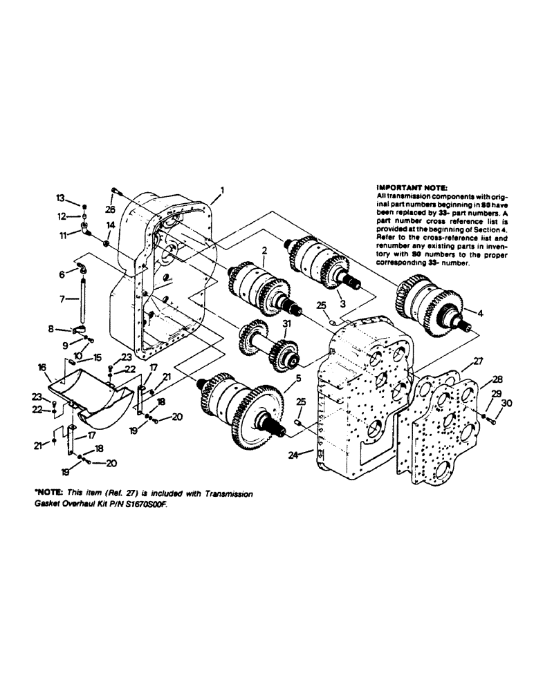 Схема запчастей Case IH 9130 - (04-59) - TRANSMISSION ASSEMBLY (04) - Drive Train