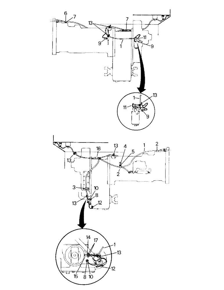 Схема запчастей Case IH KR-1280 - (02-17) - TRANSMISSION WIRING (06) - ELECTRICAL