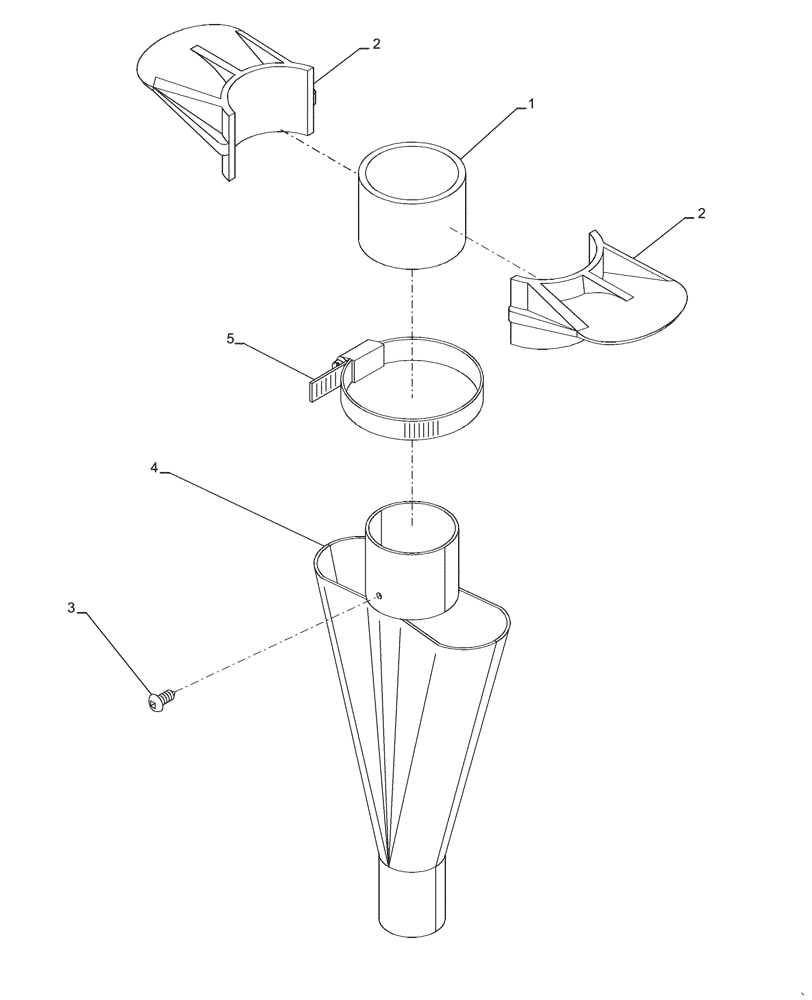 Схема запчастей Case IH ADX2180 - (A.50.A[48]) - AIR VENT OPTION A - Distribution Systems