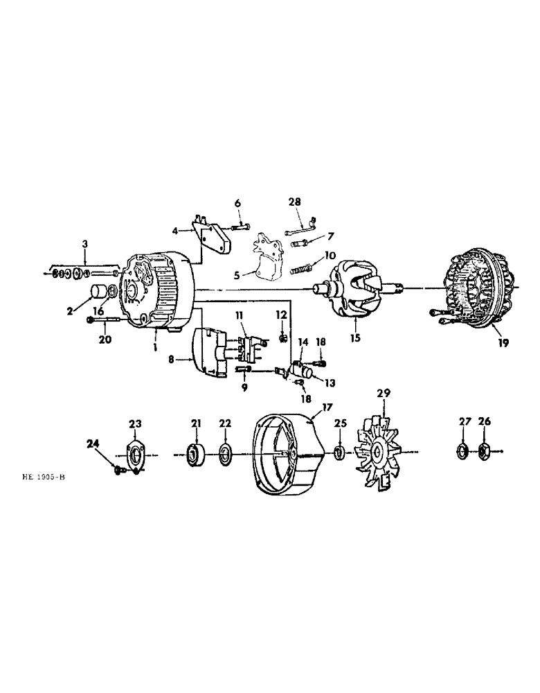 Схема запчастей Case IH 5000 - (08-14) - ELECTRICAL, ALTERNATOR, DELCO REMY (06) - ELECTRICAL